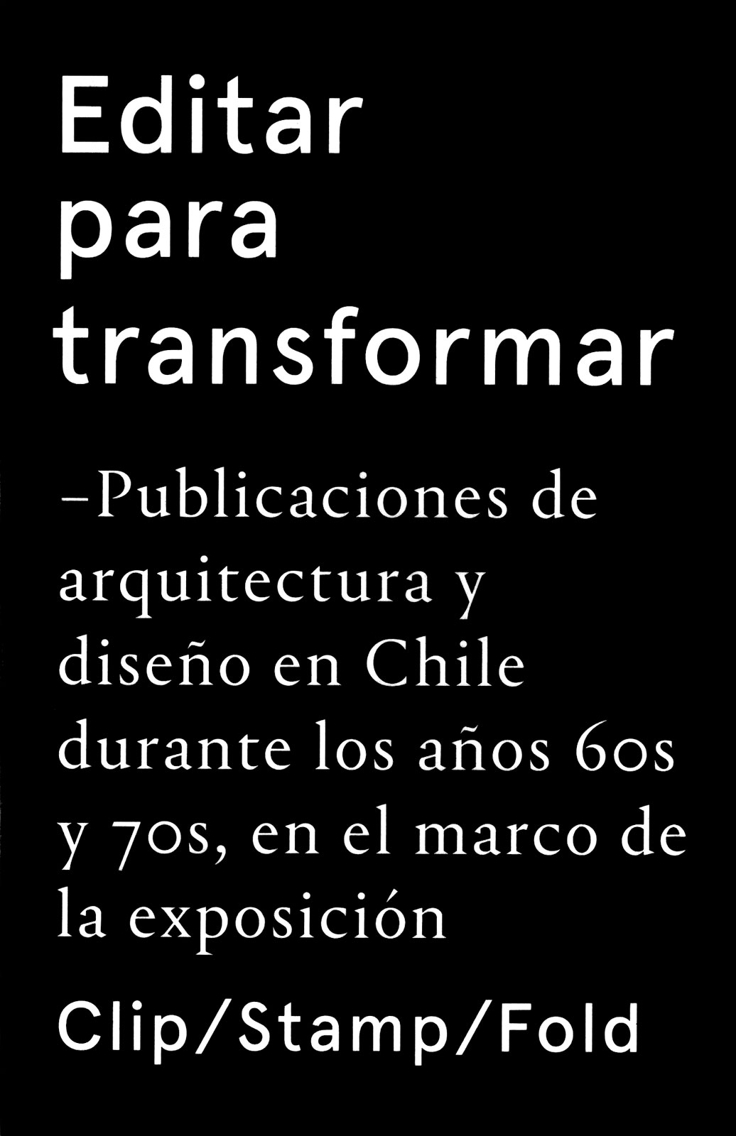 Editar para transformar