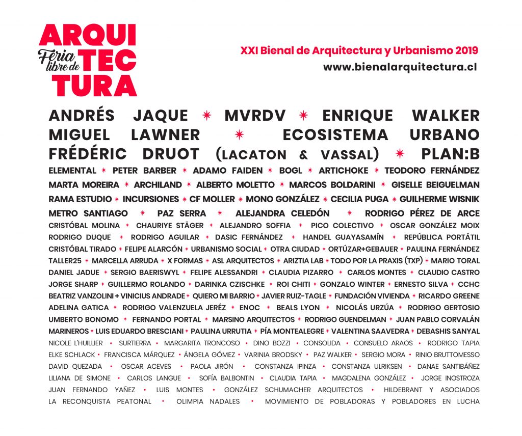 XXI Bienal de Arquitectura y Urbanismo&nbsp;2019