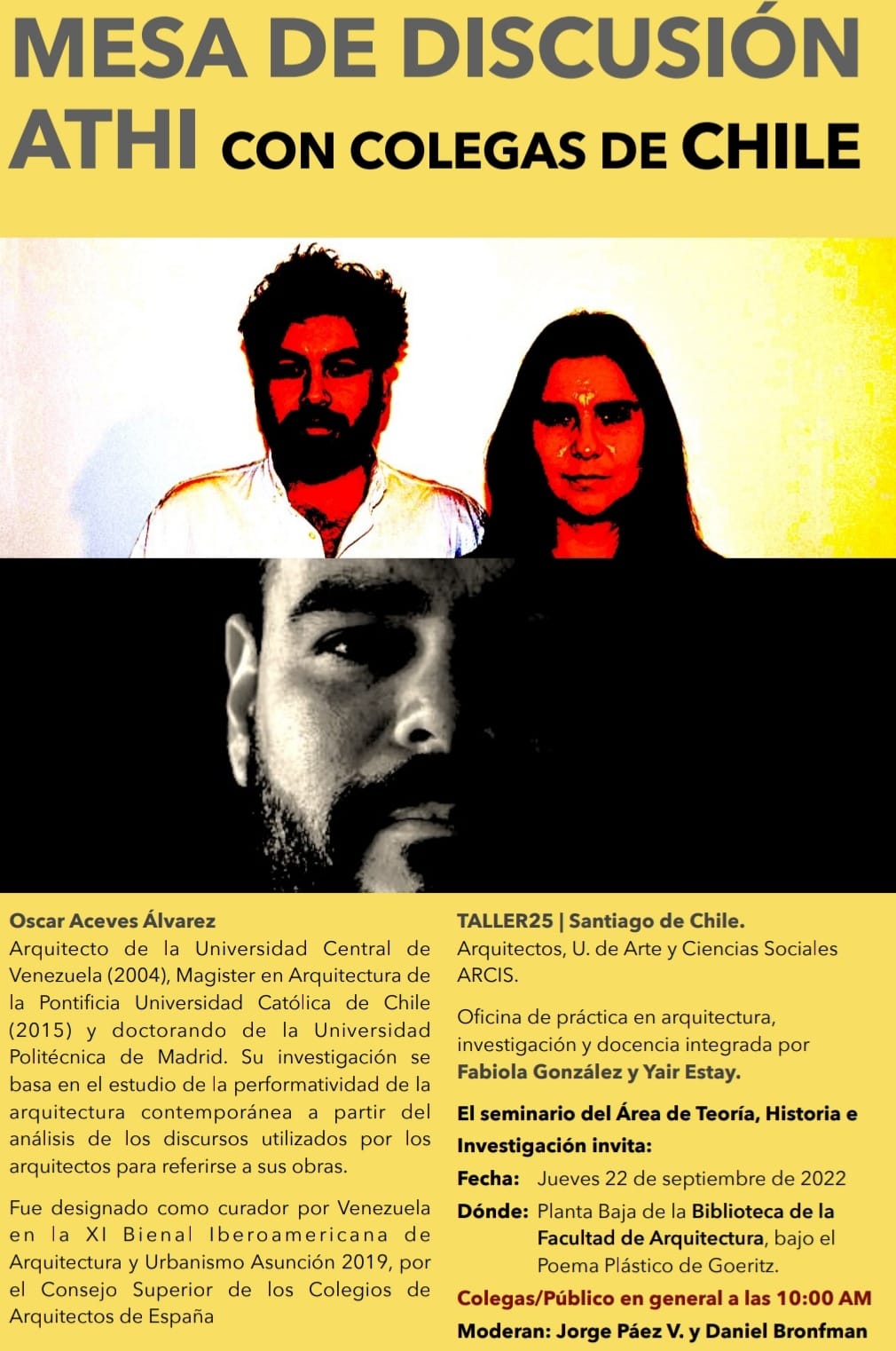 Mesa de discusión FA&nbsp;UNAM