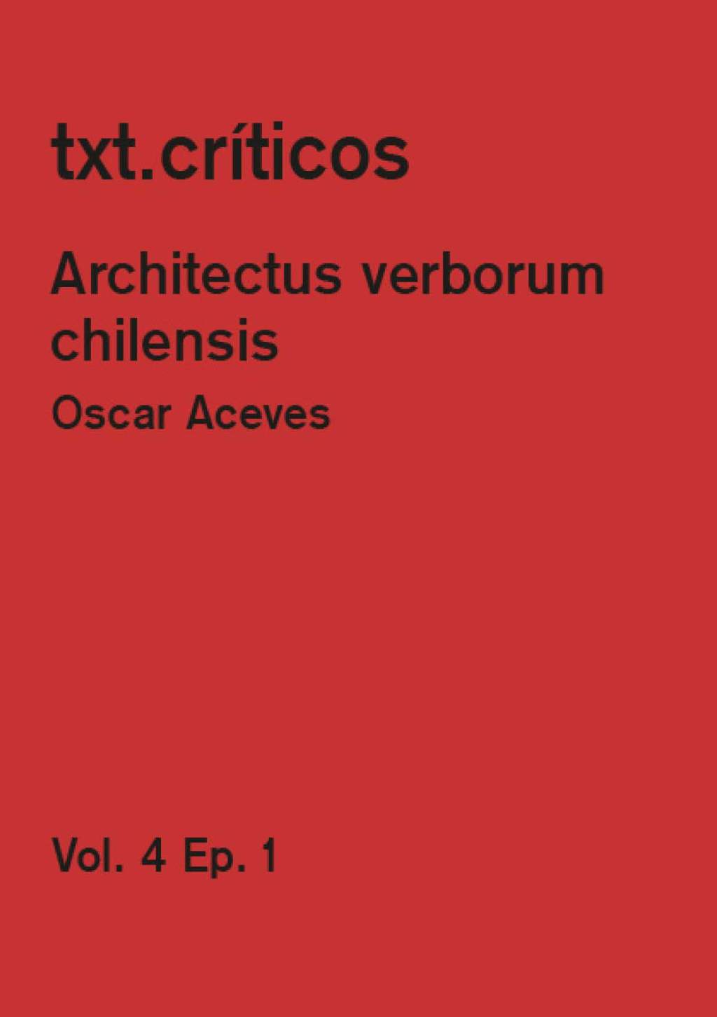 txt.críticos Vol. 4 Ep.&nbsp;1