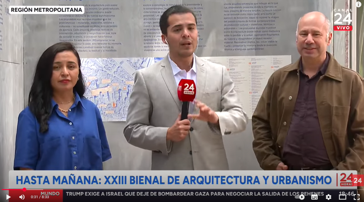 Bienal de Arquitectura y Urbanismo: más de 120 actividades | 24 Horas TVN Chile